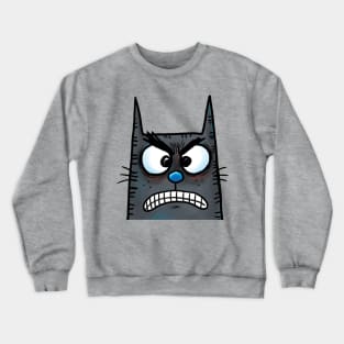 Angry Cat Crewneck Sweatshirt